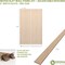 Ekena Millwork 94H x 1/4T Adjustable Wood Slat Wall Panel Kit w/ 3W Slats, Red Oak contains 15 Slats SWW60X94X0250RO - alternate 4